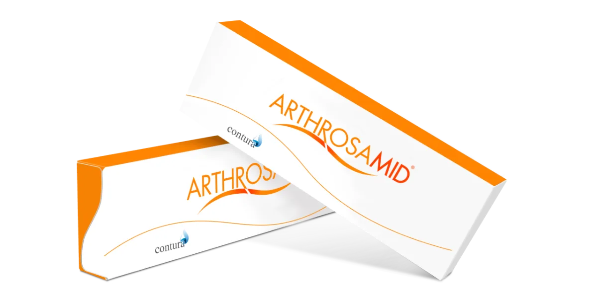 Arthrosamid® produktförpackning